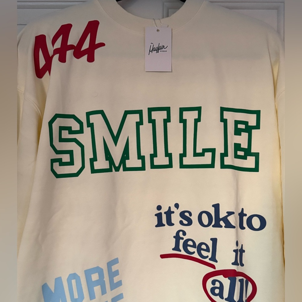NWT The Mayfair Group Affirmations Crewneck - Picture 4 of 8